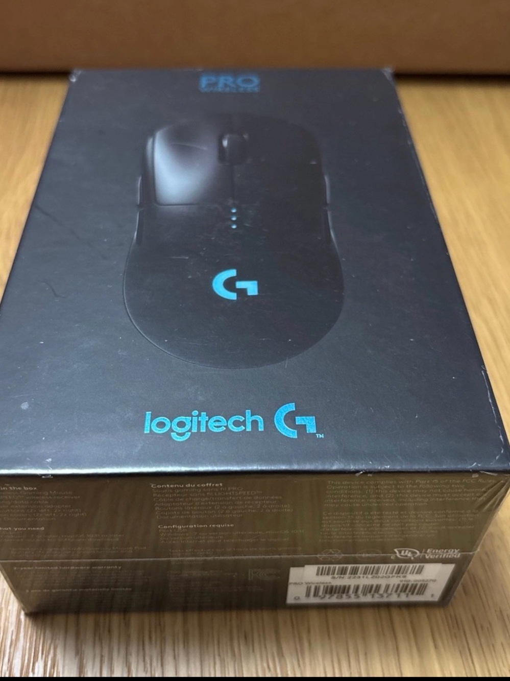 Logitech Pro Wireless HERO Gaming Mouse - Black Sealed
